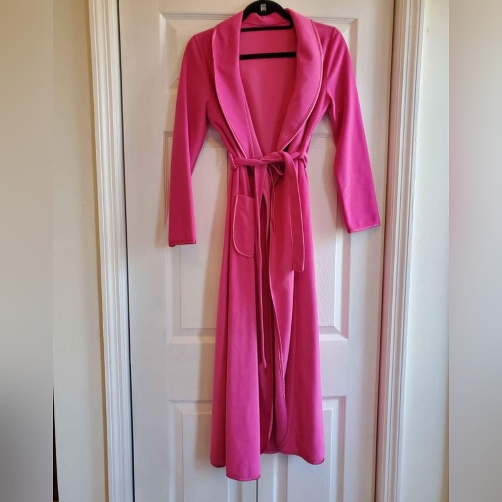 Vintage 70s Barbie Pink Robe - Deadstock